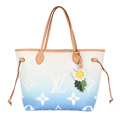 Neverfull MM By The Pool, &pound;1,900, Handbags, Blue/White, Canvas, Front view